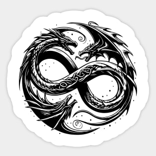 infinity dragon v3 Sticker